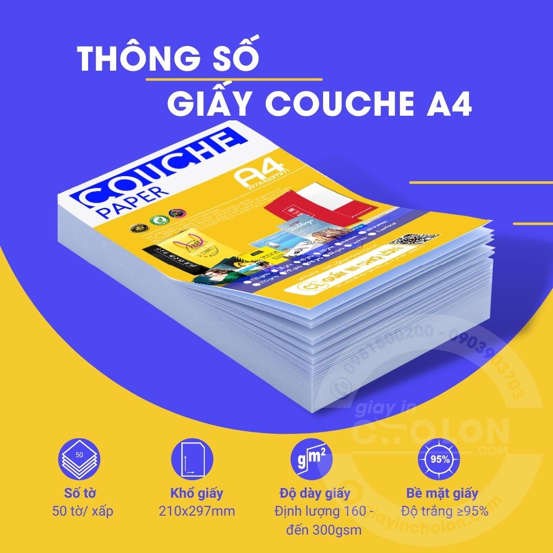 Giấy Couche là gì Khái niệm cơ bản và ứng dụng
