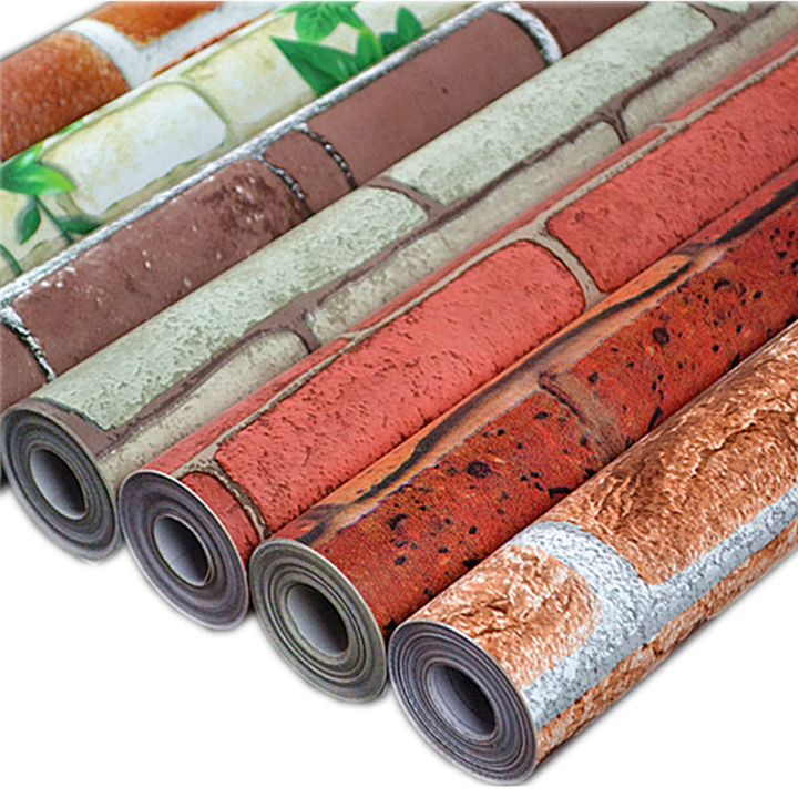 Giấy Dán Tường Giả Gạch Giải Pháp Trang Trí Hiện Đại và Tiết Kiệm