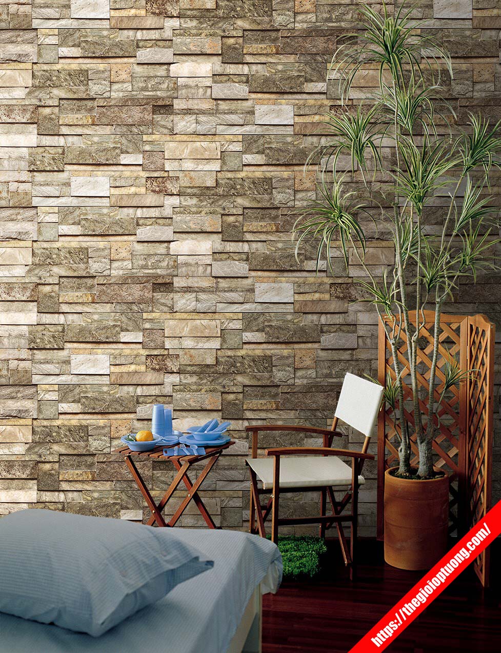 Giấy Dán Tường Giả Gạch Giải Pháp Trang Trí Hiện Đại và Tiết Kiệm